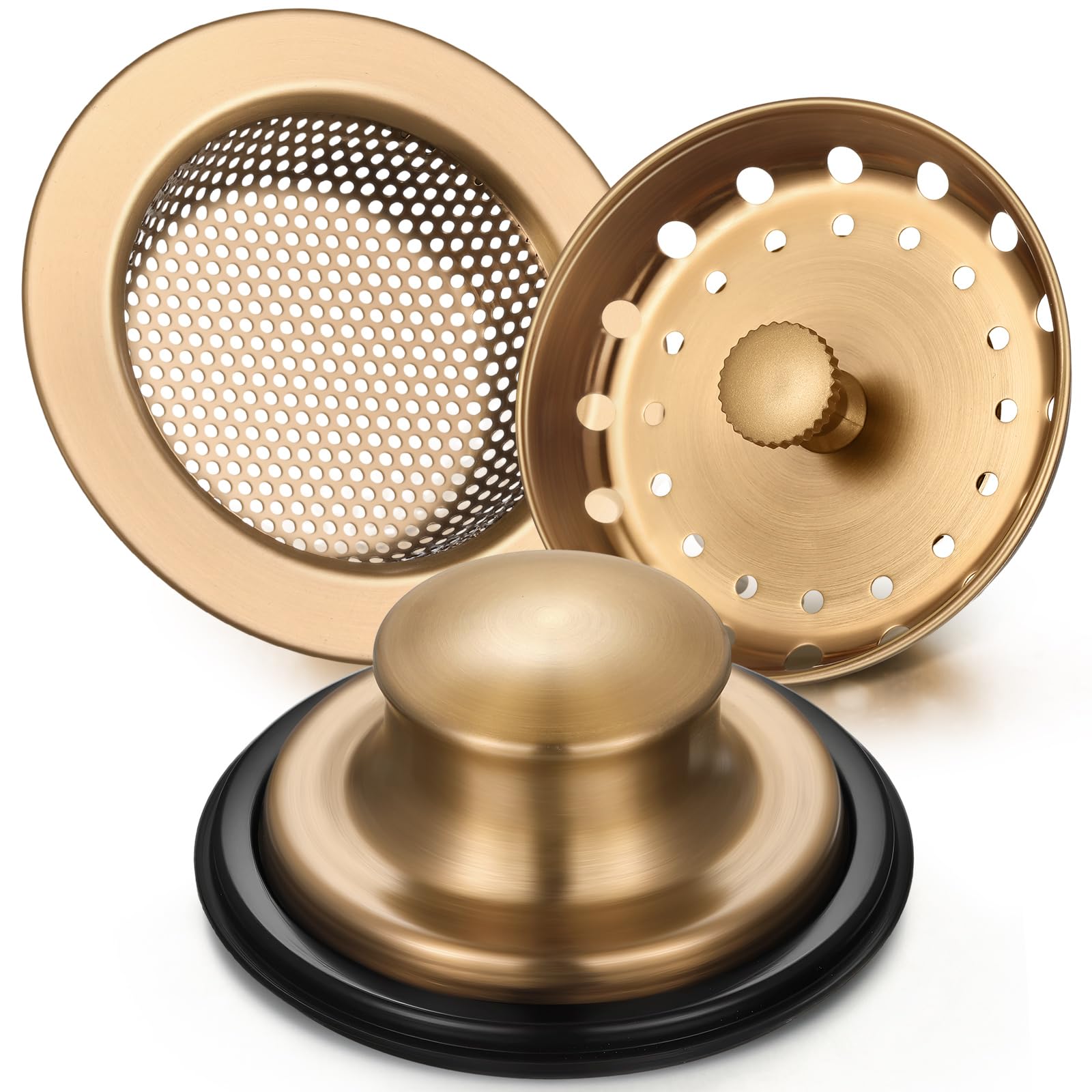 Kitchen Sink Drain Strainer & Stopper Set